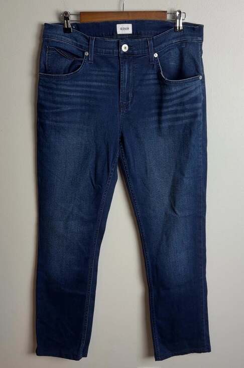 Hudson Jeans Other - Hudson Jeans Byron Straight Leg Denim Pants Dark Wash Size 34 Men’s